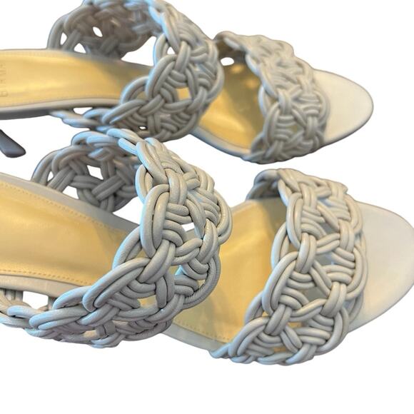 Alexandre Birman Sammy 50MM Braided Leather Sandals Slip On NEW EU 37 US 6 - Picture 5 of 12